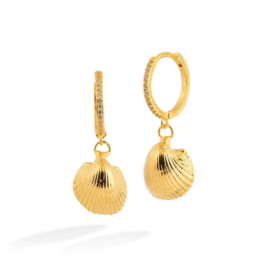 Miyama Biojoias  Seashell Hoop Earring