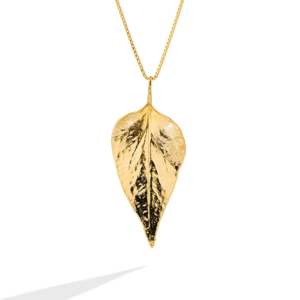 Miyama Biojoias Mini Anthurium Leaf Necklace