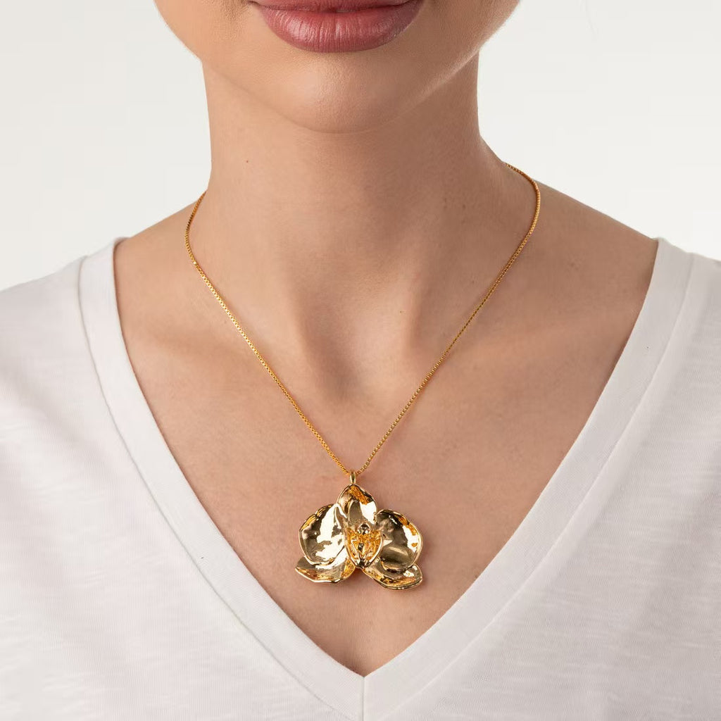 Miyama Biojoias Orchid Necklace S