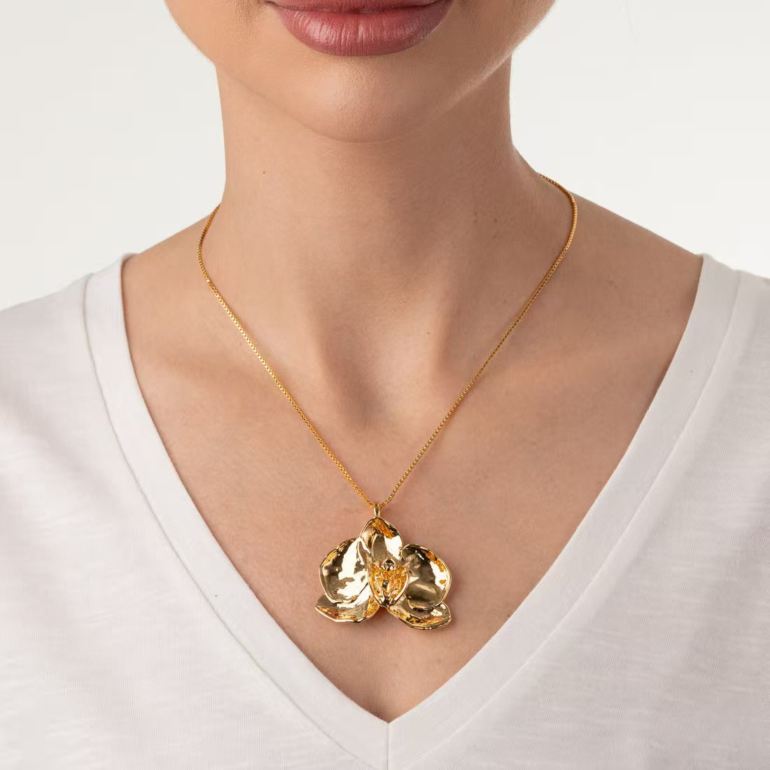 Miyama Biojoias Orchid Necklace S