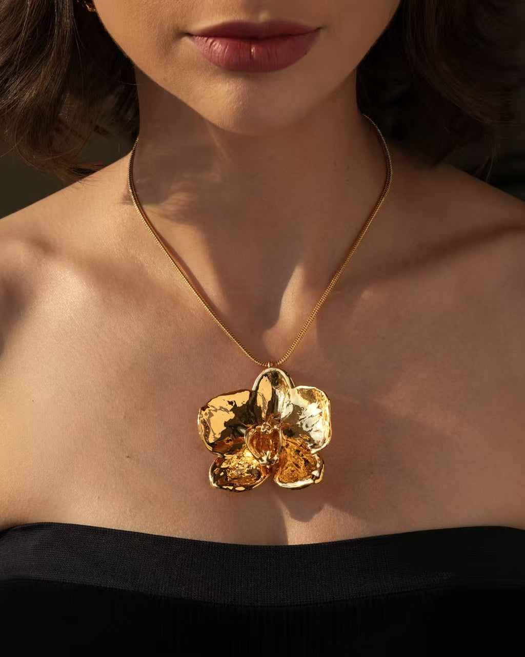 Miyama Biojoias Orchid Necklace M