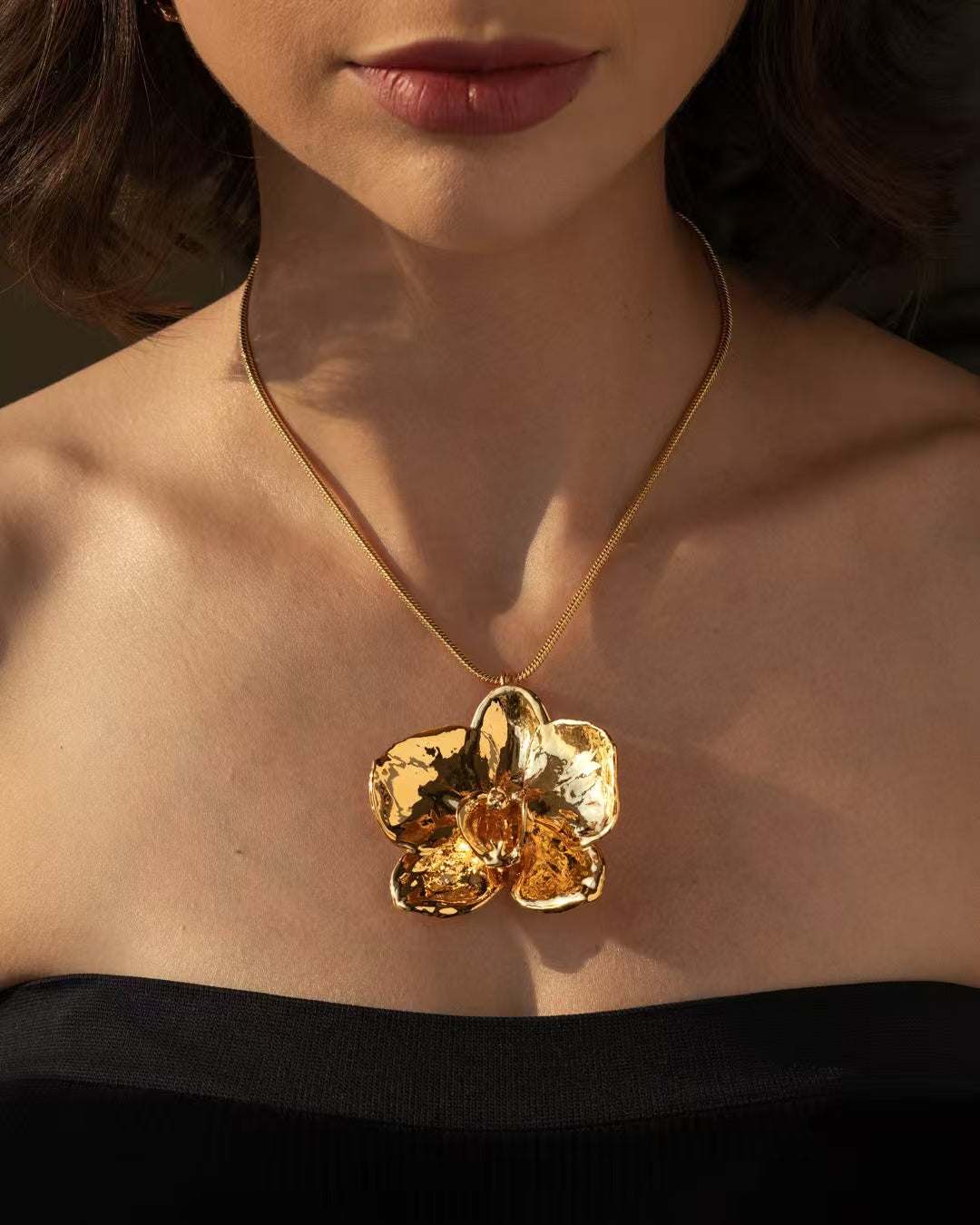 Miyama Biojoias Orchid Necklace M