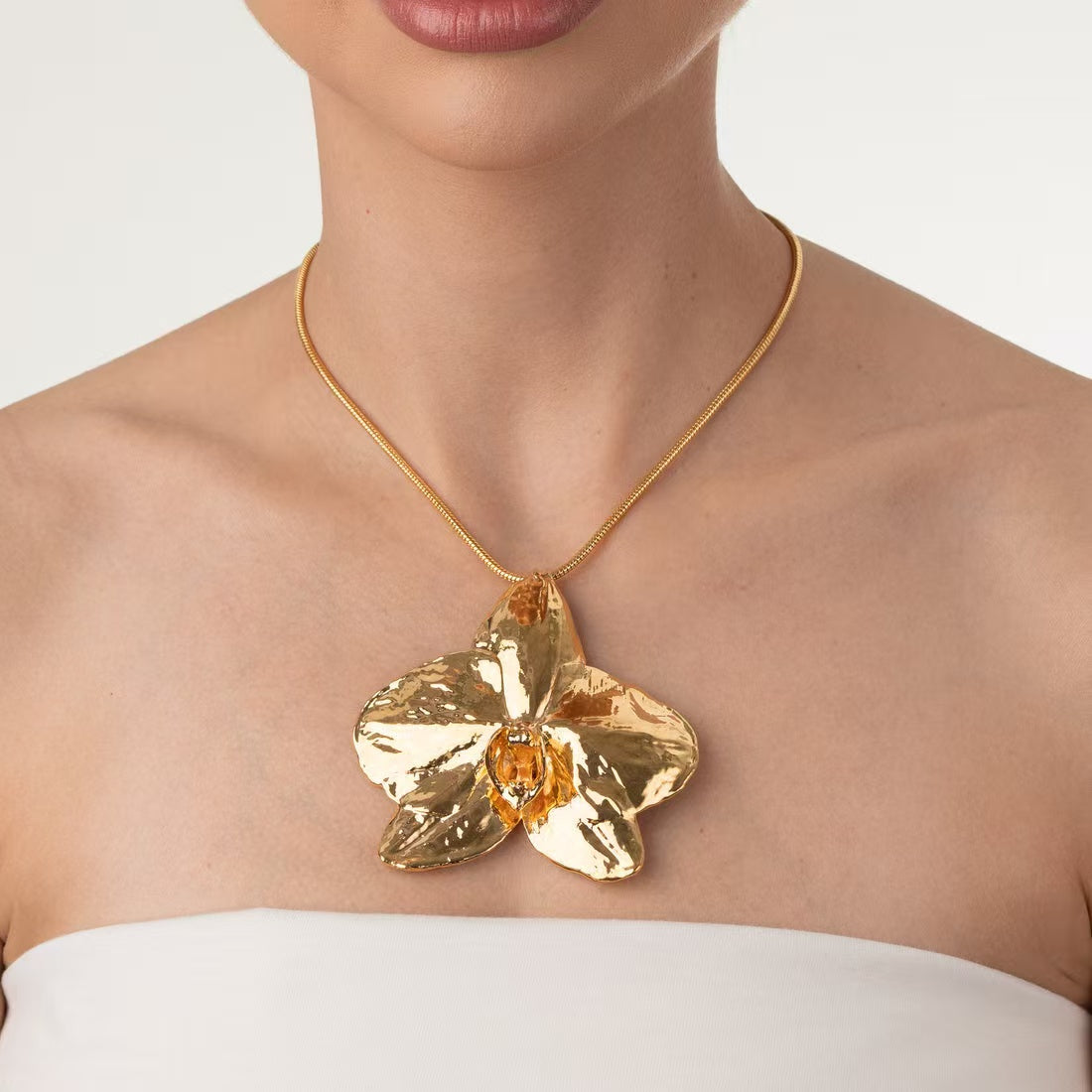 Miyama Biojoias Orchid Necklace L