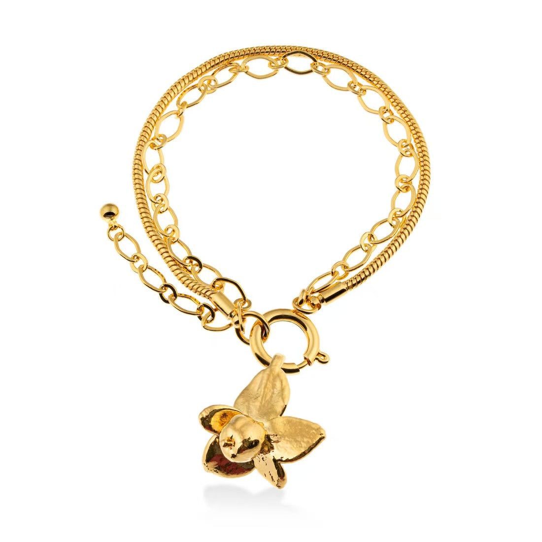 Miyama Biojoias Hypericum Double Chain Bracelet
