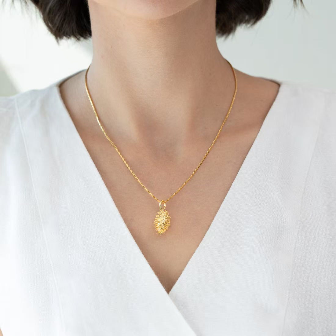 Miyama Biojoias Burr Seed Necklace