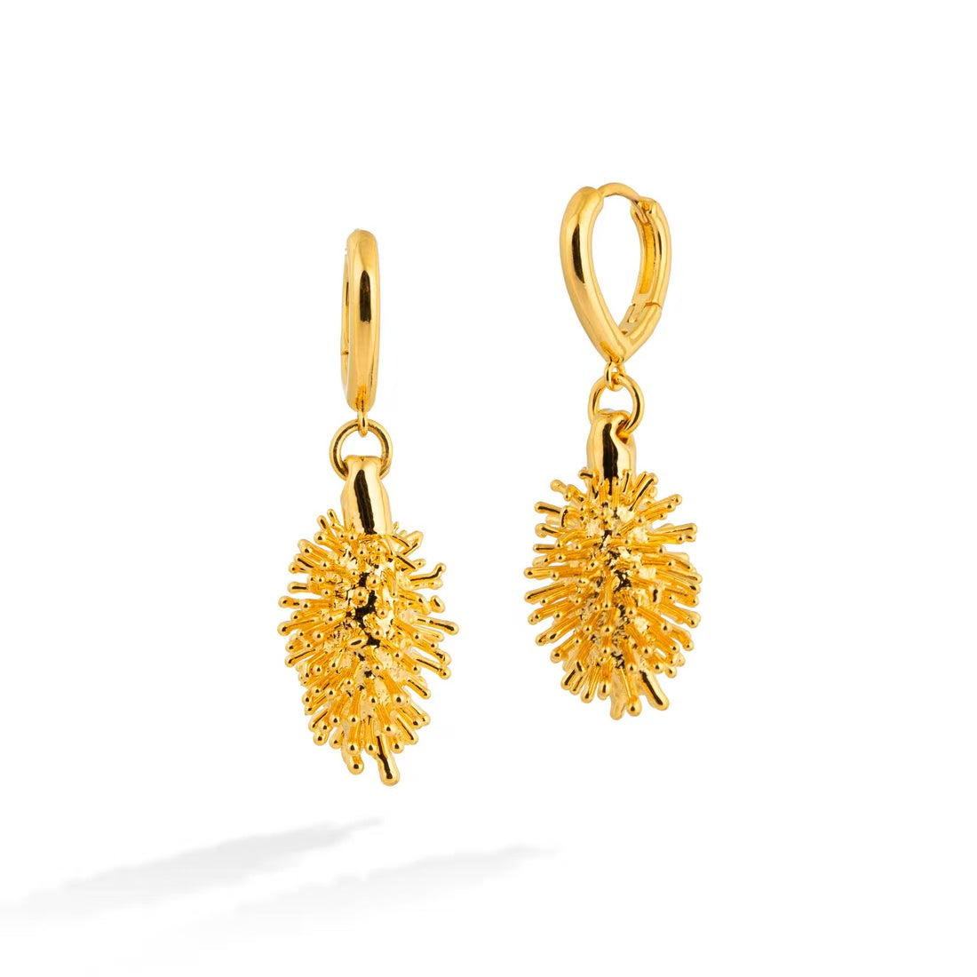 Miyama Biojoias Burr Seed Hoop Earring