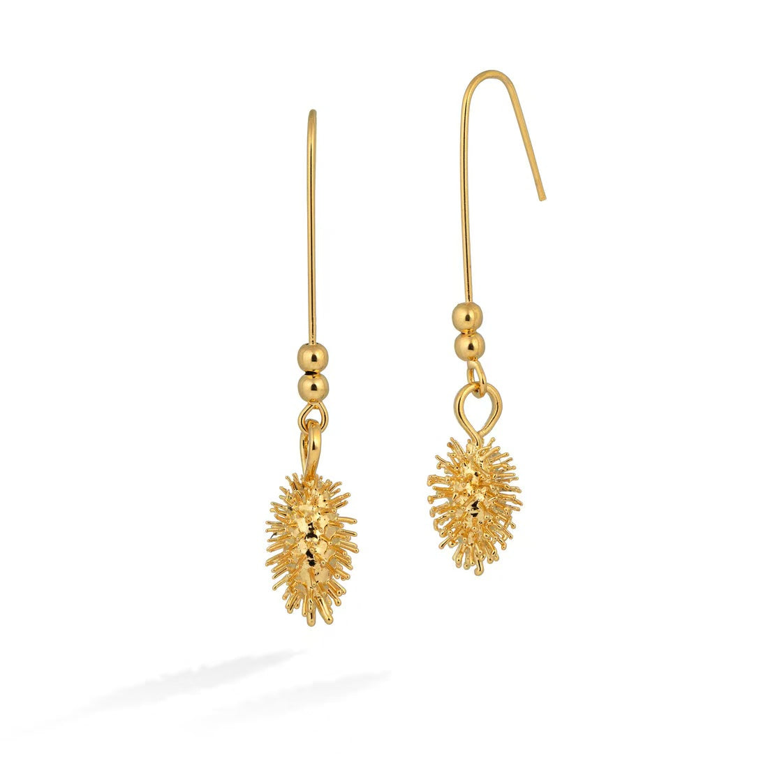 Miyama Biojoias Burr Seed Earring Long Hook
