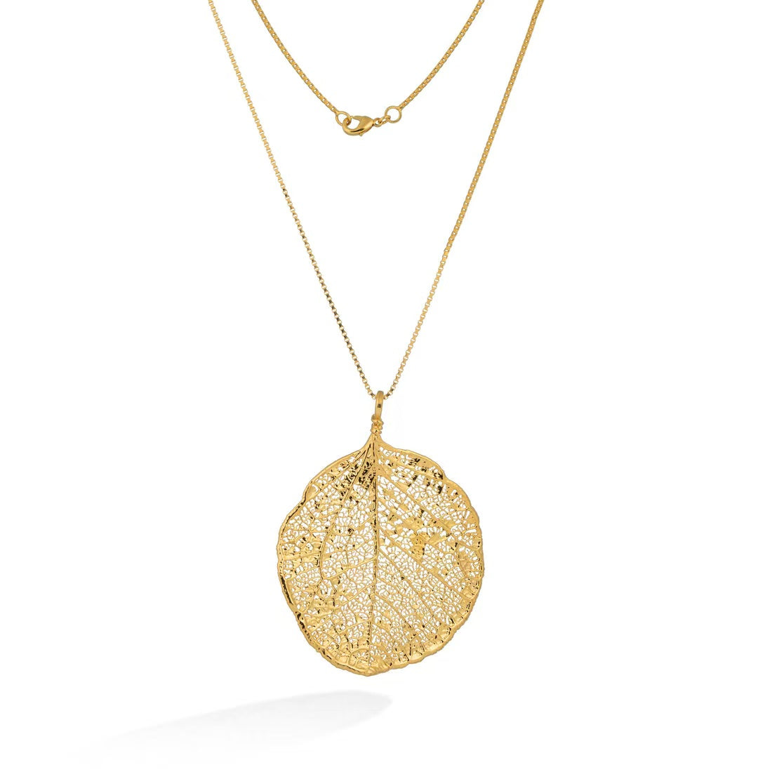 Miyama Biojoias  Skeletonize  Leaf Necklace